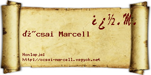 Ócsai Marcell névjegykártya